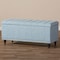 Baxton Studio Kaylee Blue Upholstered Button-Tufting Storage Ottoman Bench 128-7056 - alternate 3